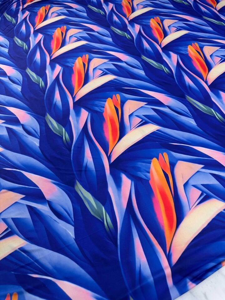 Desenli Likralı Pero Elbise Etek Şalvar Mayo Bikini Olarak Kullanabilirsiniz