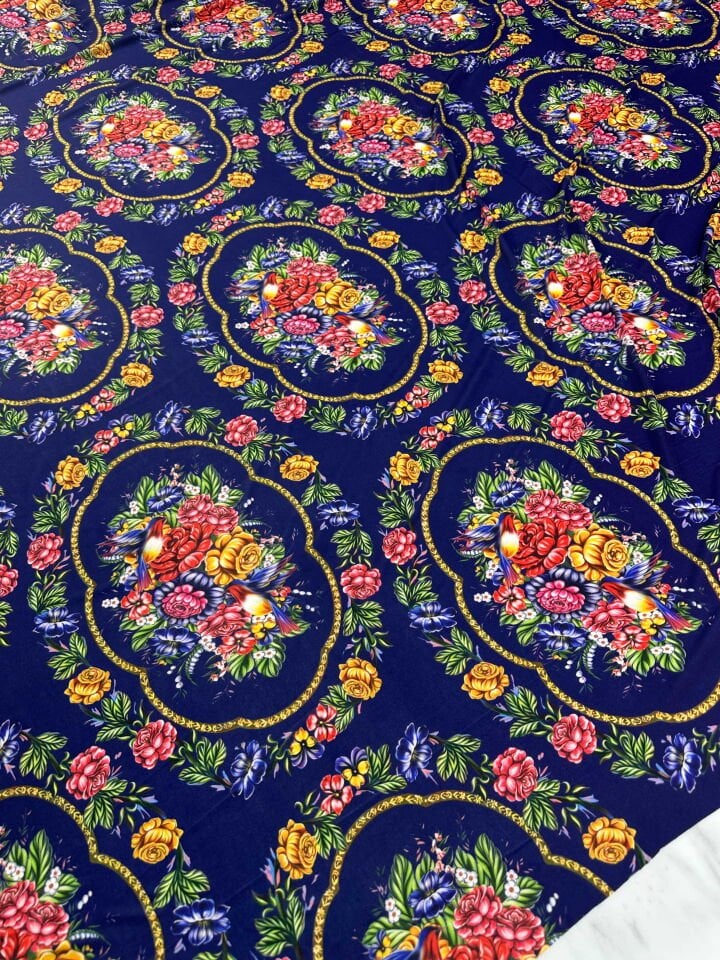 Desenli Likralı Pero Elbise Etek Şalvar Mayo Bikini Olarak Kullanabilirsiniz