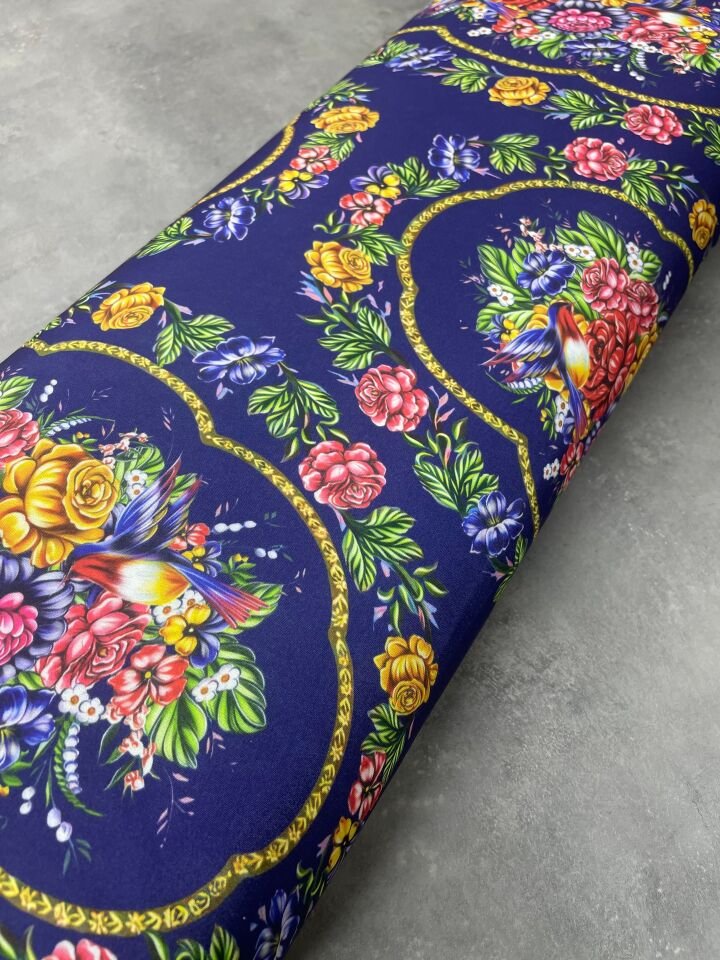 Pero Desen Elbiselik Gömleklik Şalvarlık İpek Sendi Kumaş