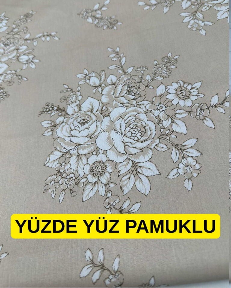 Yüzde Yüz Pamuklu Nevresim 2.40 EN