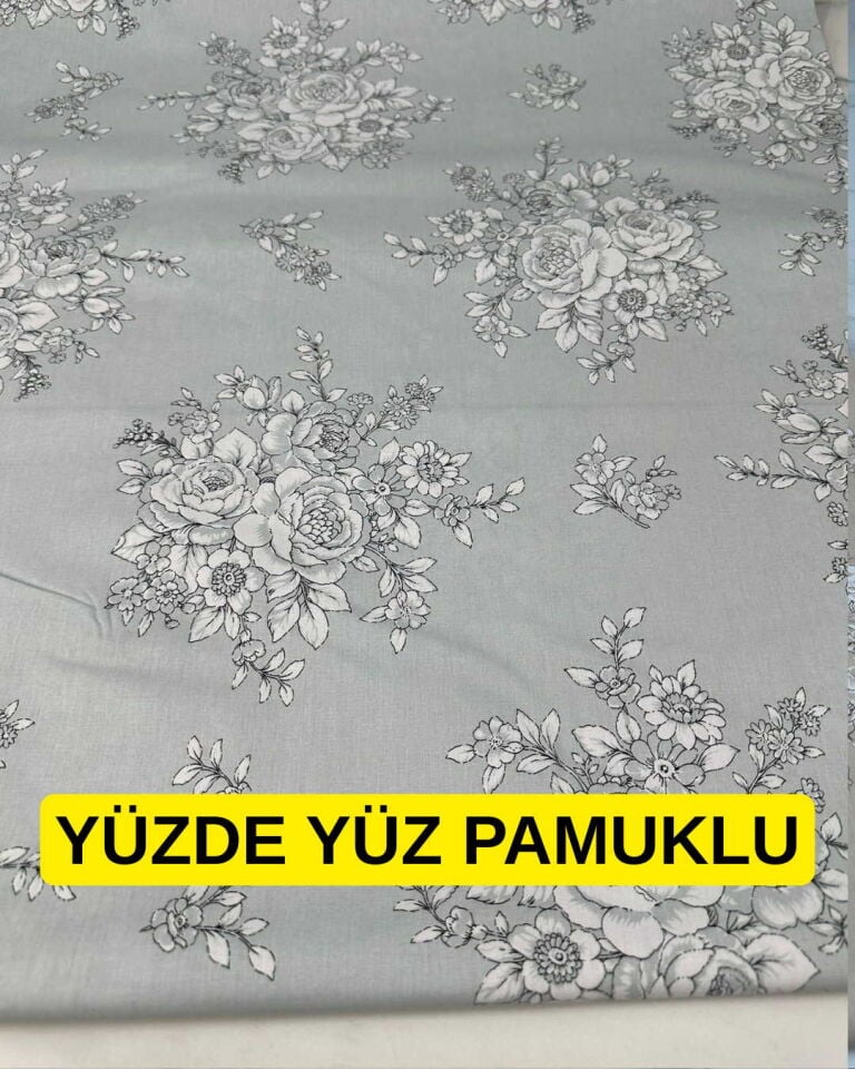 Yüzde Yüz Pamuklu En 2.40 Nevresim