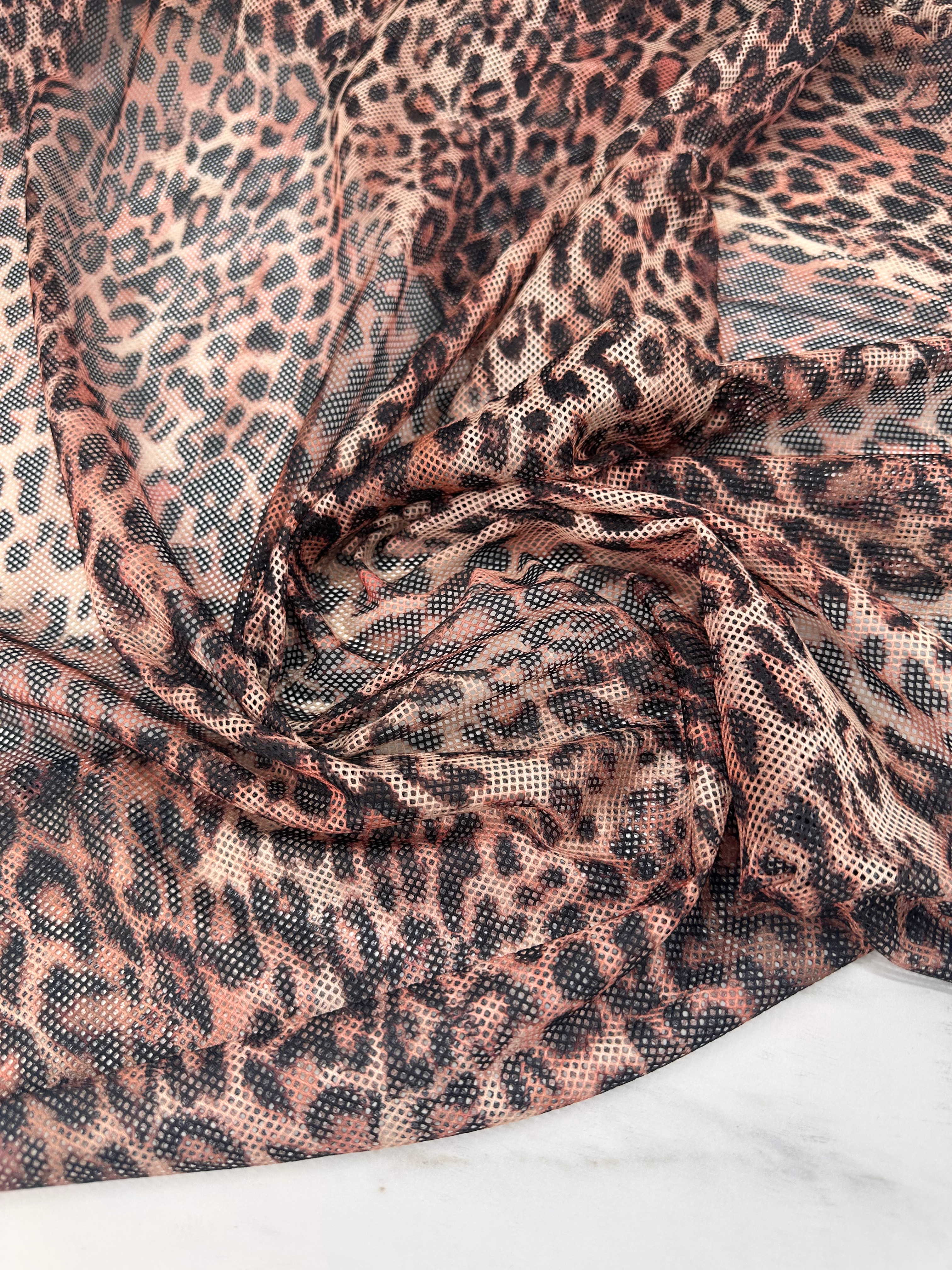 Desenli İnce Göz File Elbise Bluz Payeo