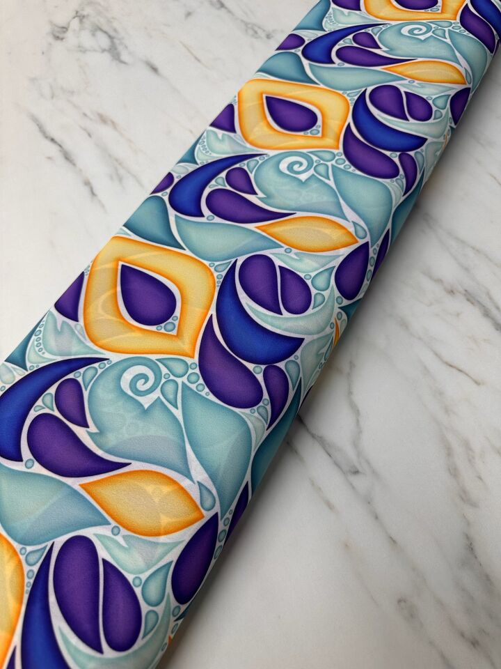 Diva Desen Elbiselik Gömleklik Krep Kumaş