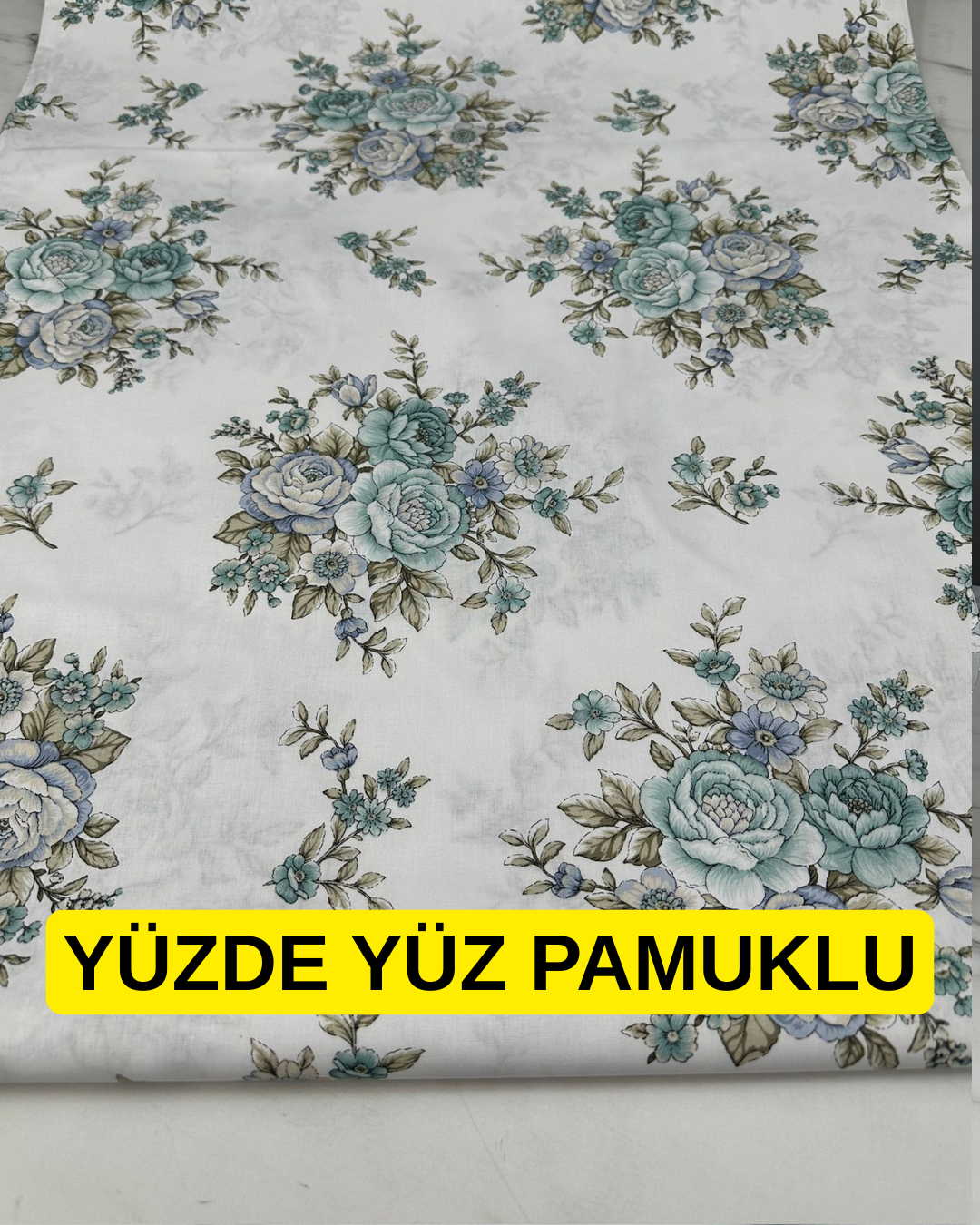 Yüzde Yüz Pamuklu Nevresim En 2.40