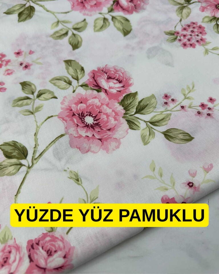 Yüzde Yüz Pamuklu Nevresim En 2.40