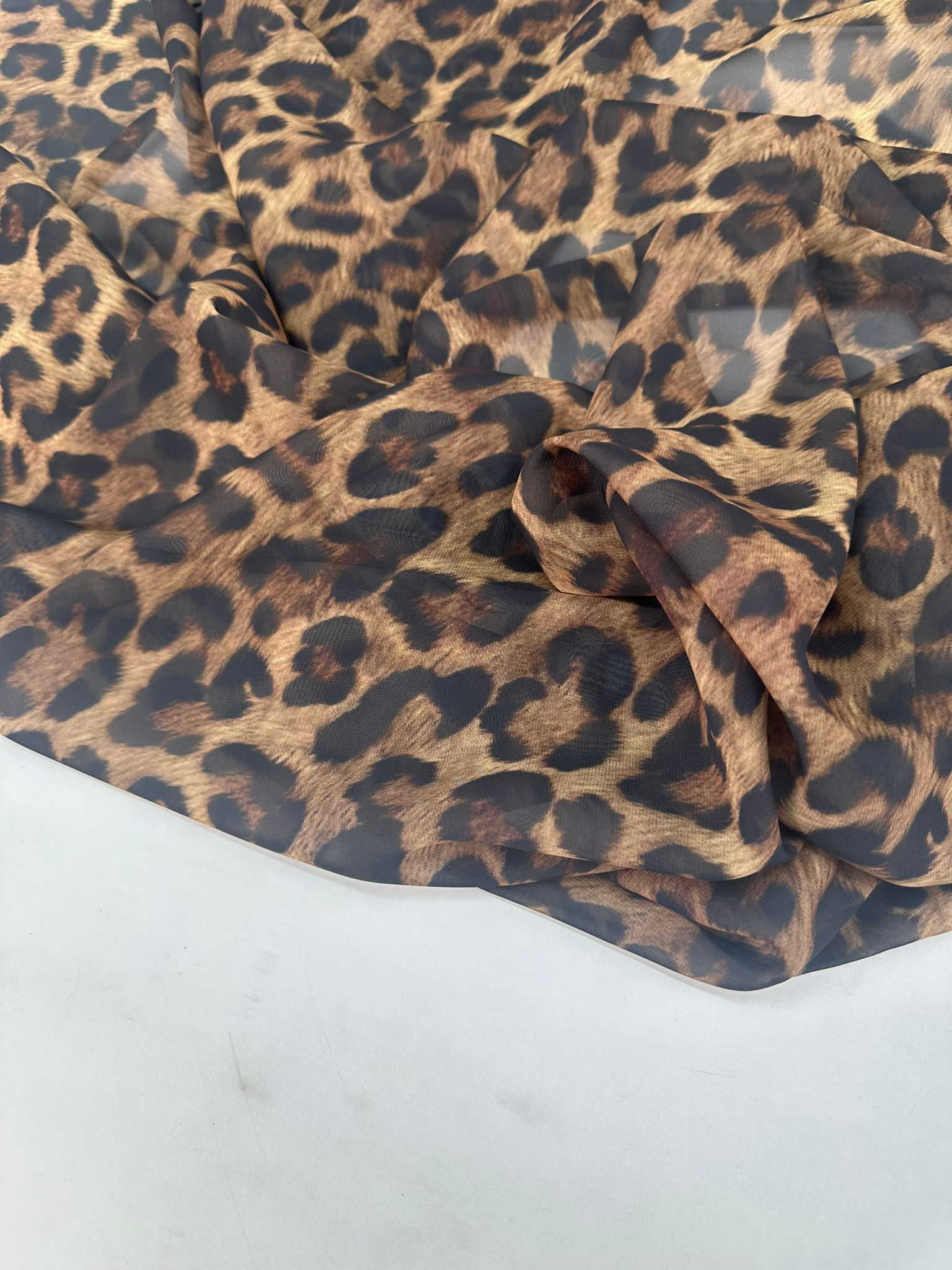 Leopar Şifon Kumaş