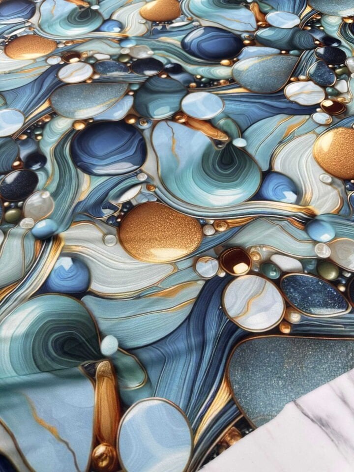 Desenli Likralı Pero Elbise Etek Şalvar Mayo Bikini Olarak Kullanabilirsiniz