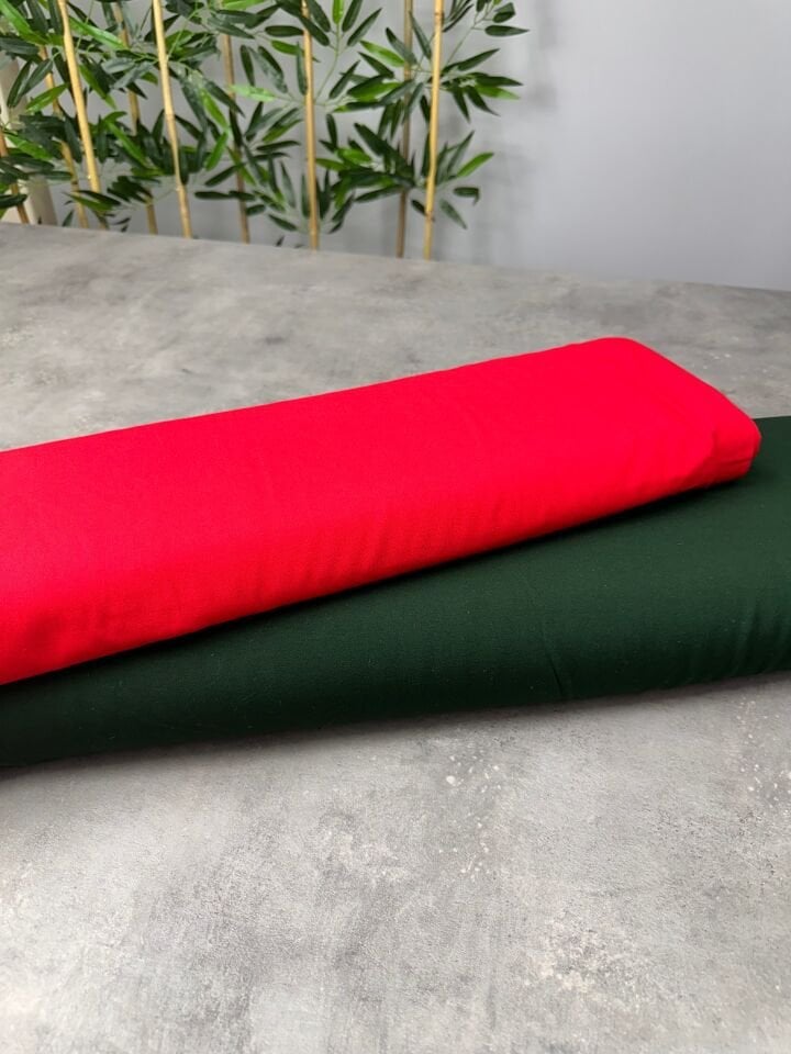 Düz Yüzde Yüz Pamuklu Elbiselik Viskon Kumaş