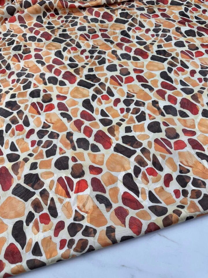 Desenli Javanes Kumaş Elbise Etek Pantolon Ceket