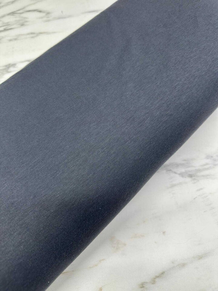 Füme Renk İki İplik Penye Kumaş Yumuşak Dökümlü