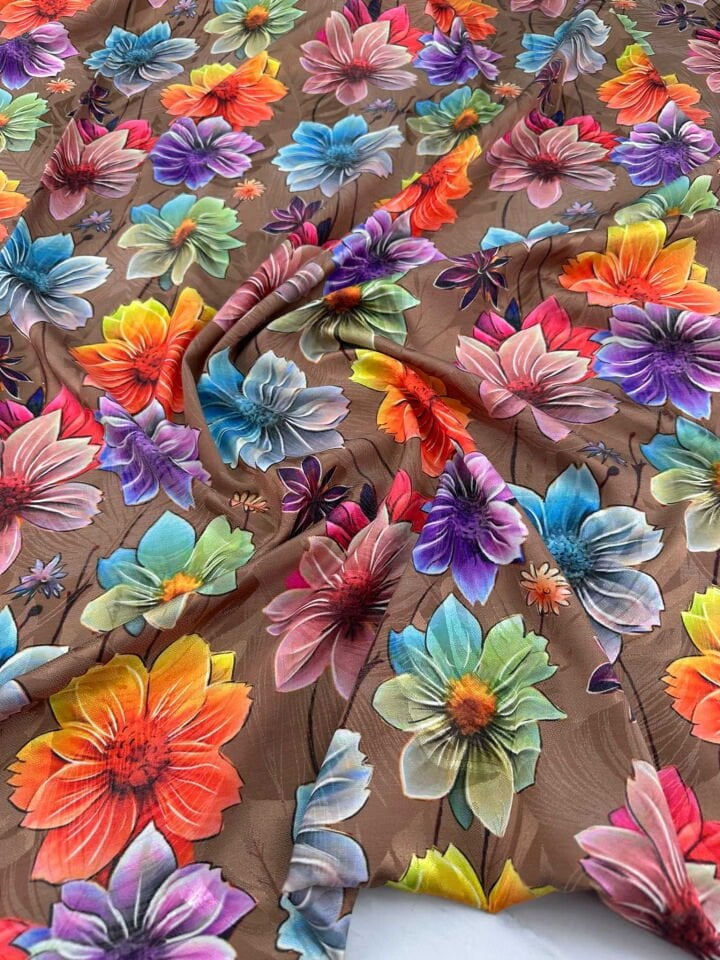 Desenli Javanes Elbise Etek Pantolon Ceket