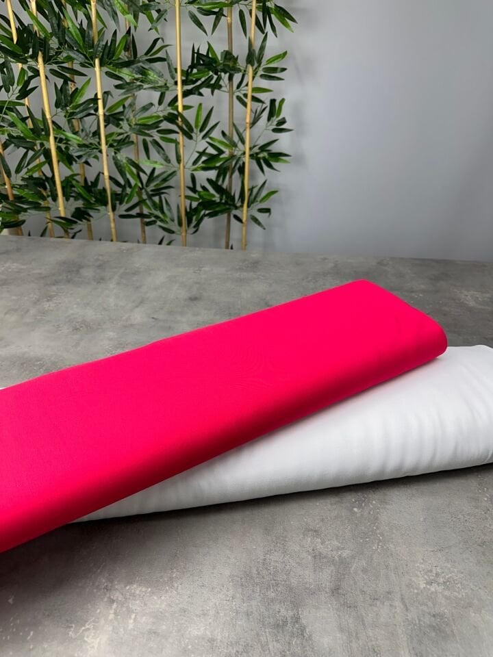 Düz Yüzde Yüz Pamuklu Elbiselik Viskon Kumaş