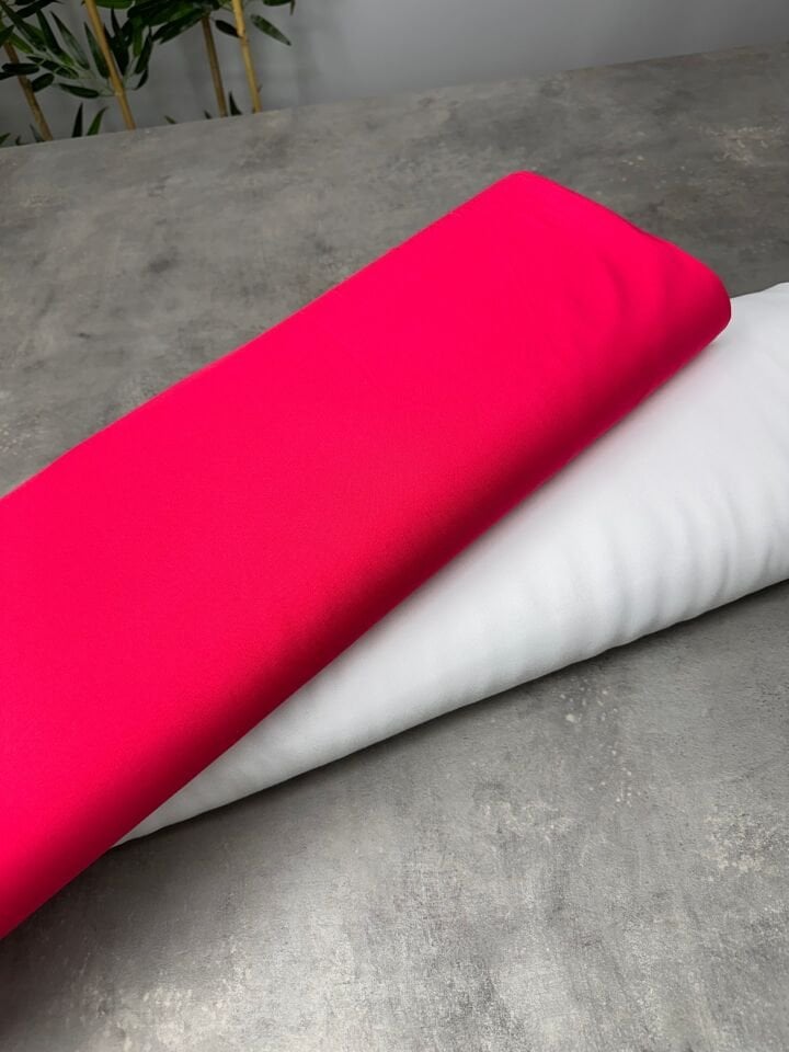 Düz Yüzde Yüz Pamuklu Elbiselik Viskon Kumaş