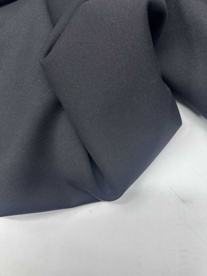 Siyah Petek Çelik Penye Likralı Yumuşak Dökümlü