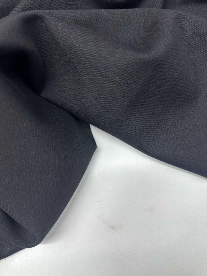 Siyah Petek Çelik Penye Likralı Yumuşak Dökümlü