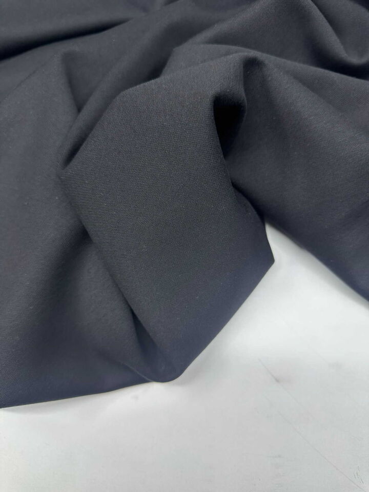 Siyah Petek Çelik Penye Likralı Yumuşak Dökümlü