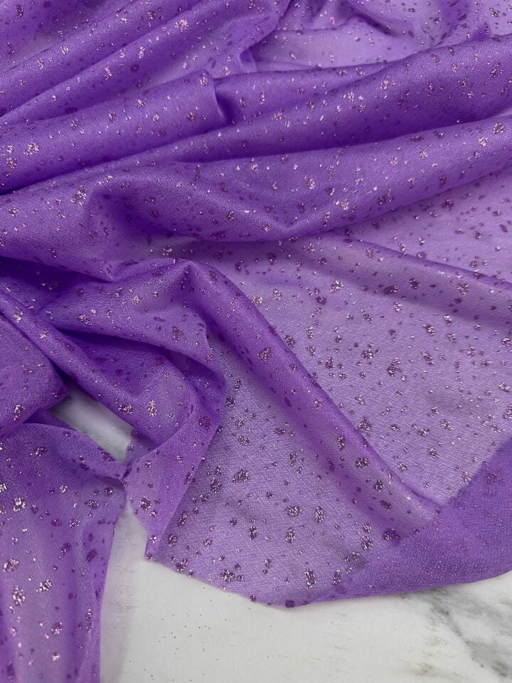 Fantazi Simli Tül Elbise Etek Abaya