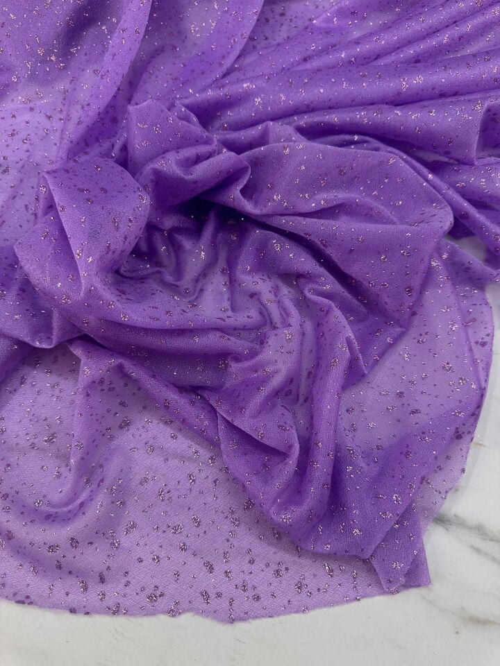 Fantazi Simli Tül Elbise Etek Abaya