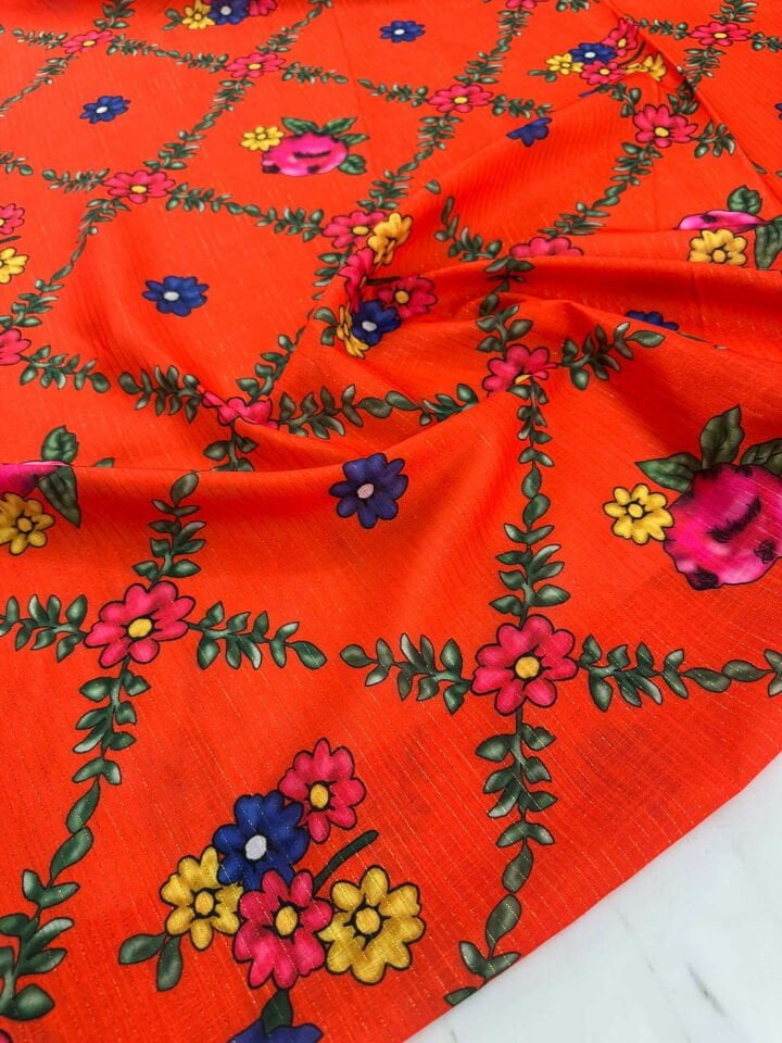 Desenli Poliviskon Sim İp Dokuma Keten Elbise Etek Pabtolon Şalvar