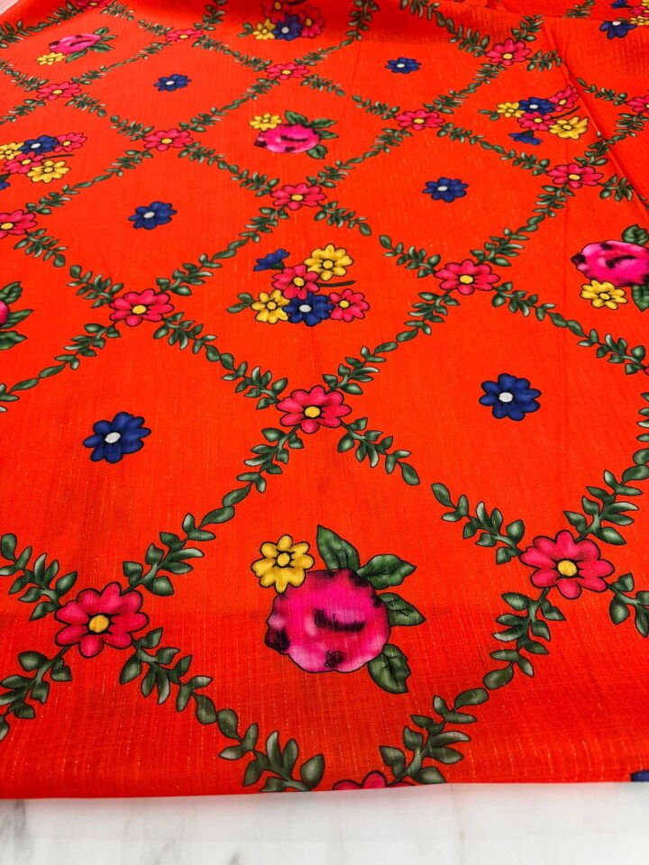 Desenli Poliviskon Sim İp Dokuma Keten Elbise Etek Pabtolon Şalvar