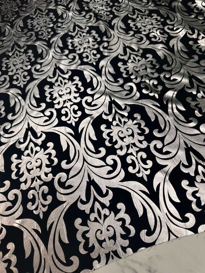 Gümüş Kablama Qin Krep Elbise Gömlek  Yöresel