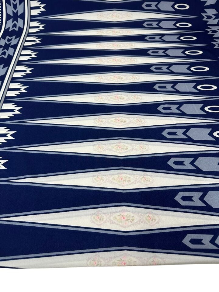 Özbek Desen Elbiselik Gömleklik Krep Kumaş