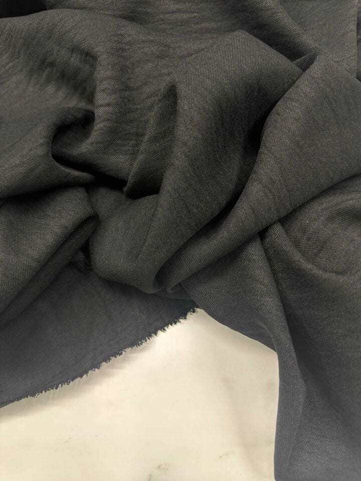 Siyah Sofya Keten Elbise Etek Ceket Pantolon