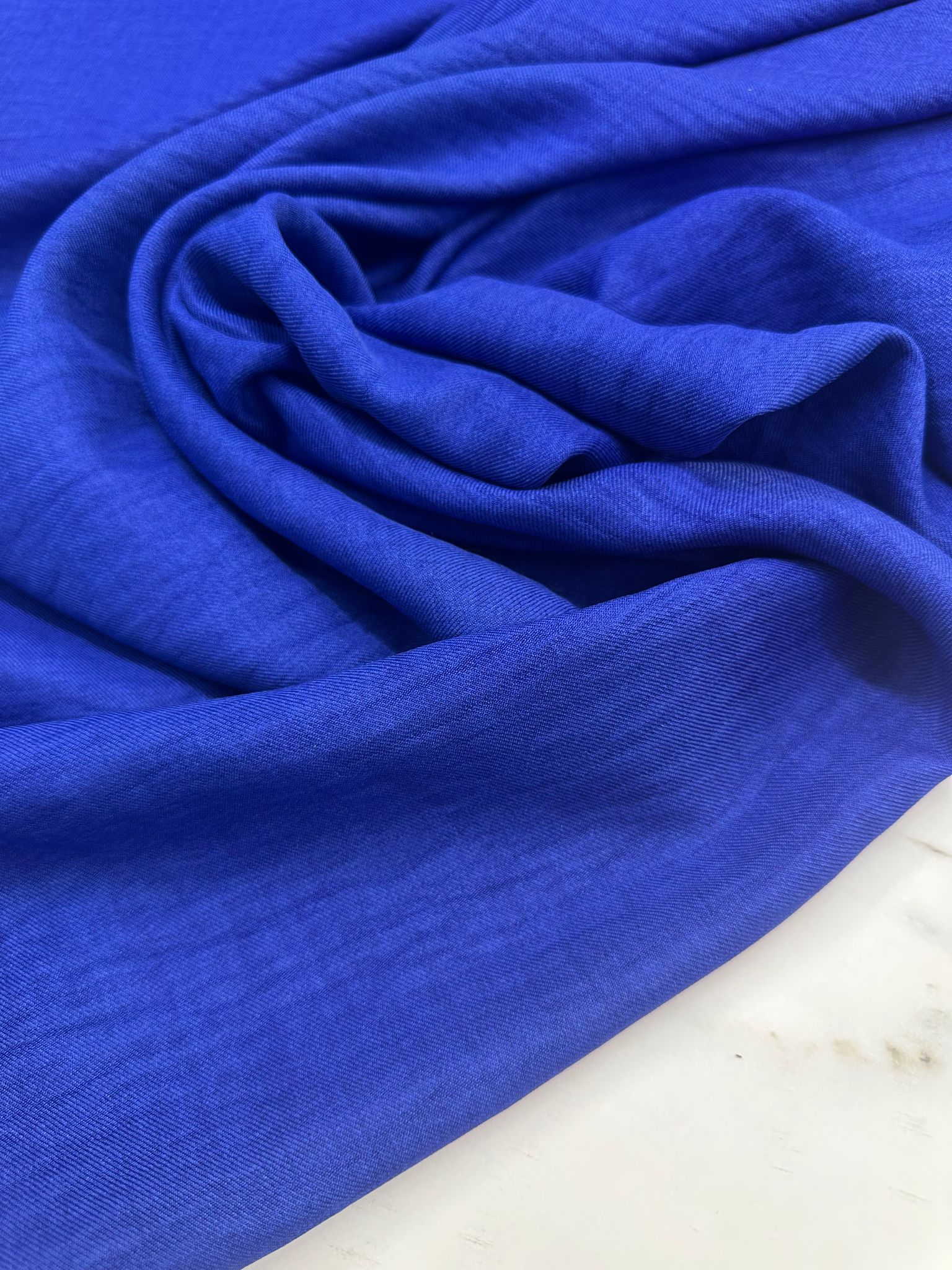 Saks Mavi Sofya Keten Elbise Etek Pantolon