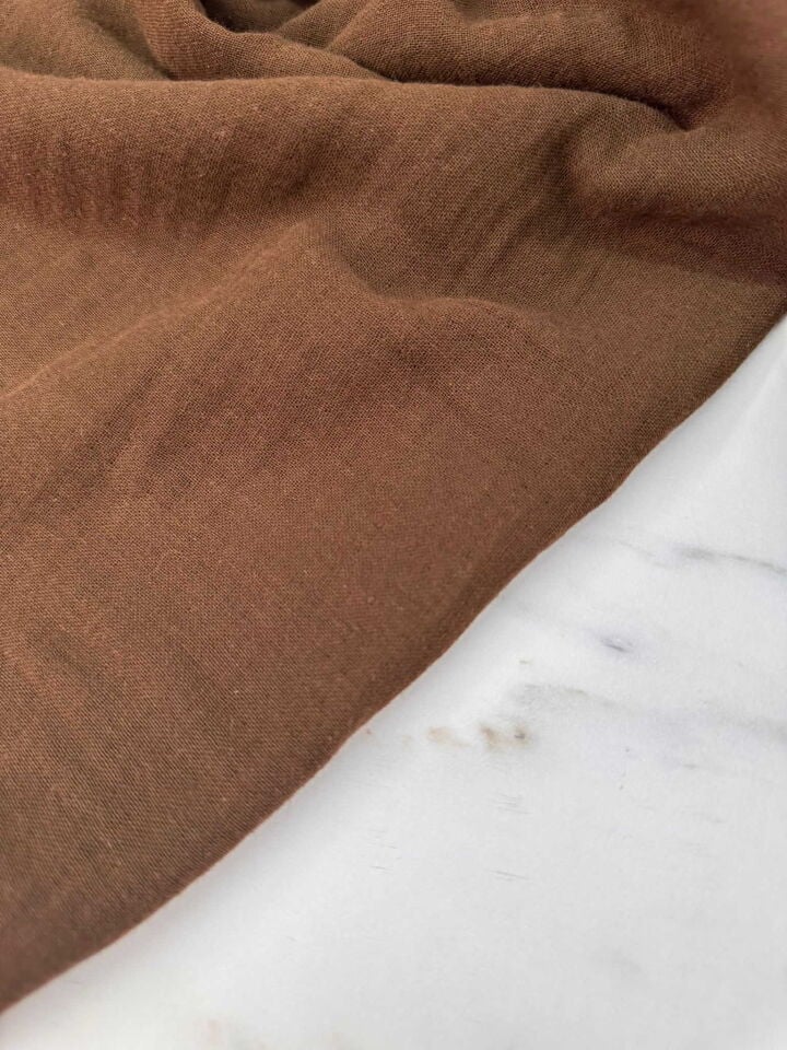 Kahfe Çift Kat Müslüm Kumaş Elbise Etek Pantolon