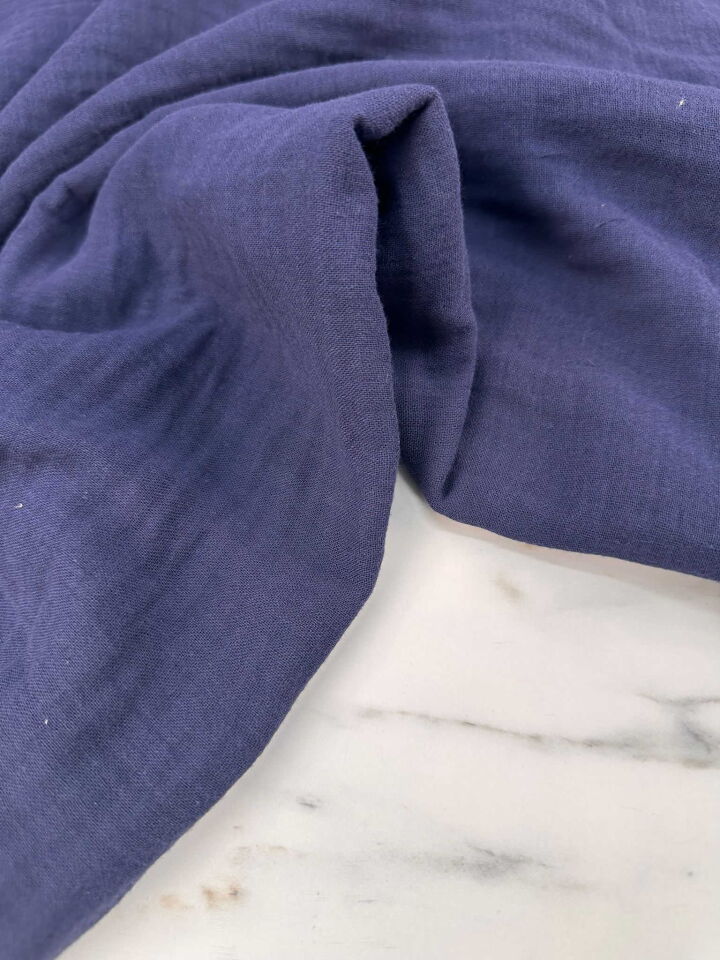 Lacivert Çift Katlı Müslüm Elbise Etek Pantolon