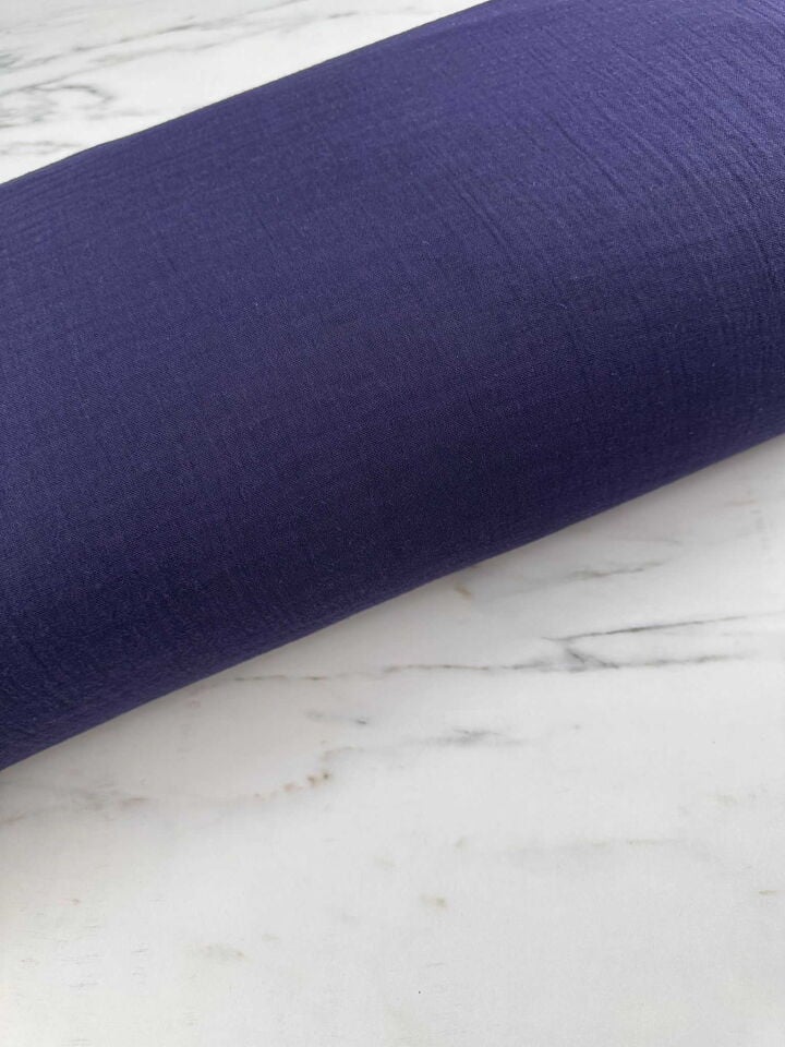 Lacivert Çift Katlı Müslüm Elbise Etek Pantolon