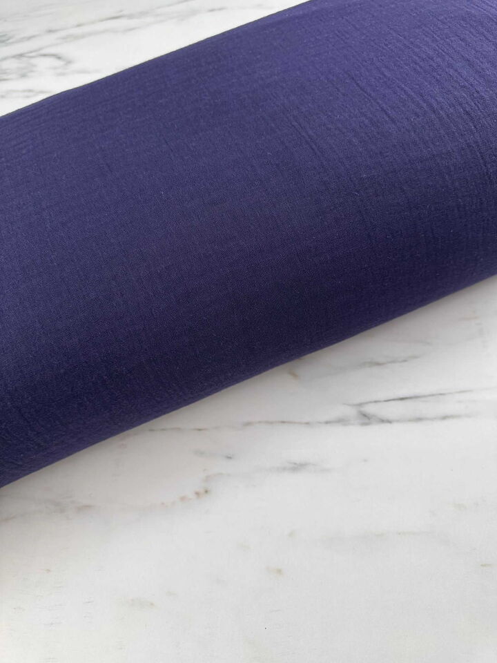 Lacivert Çift Katlı Müslüm Elbise Etek Pantolon