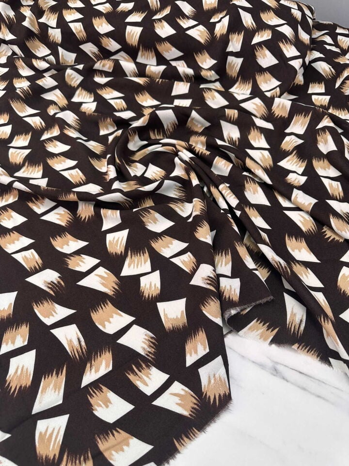 Desenli Viskon Elbise Etek Gömlek Şalvar