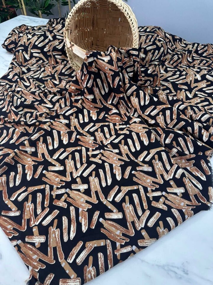 Desenli Viskon Elbise Etek  Gömlek Şalvar