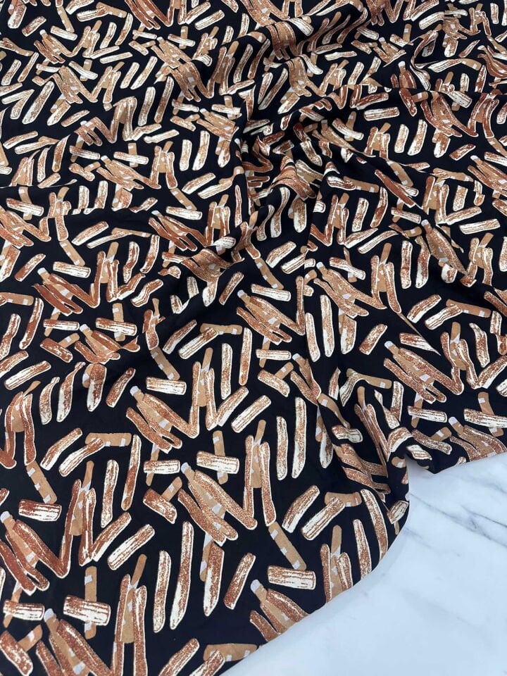 Desenli Viskon Elbise Etek  Gömlek Şalvar