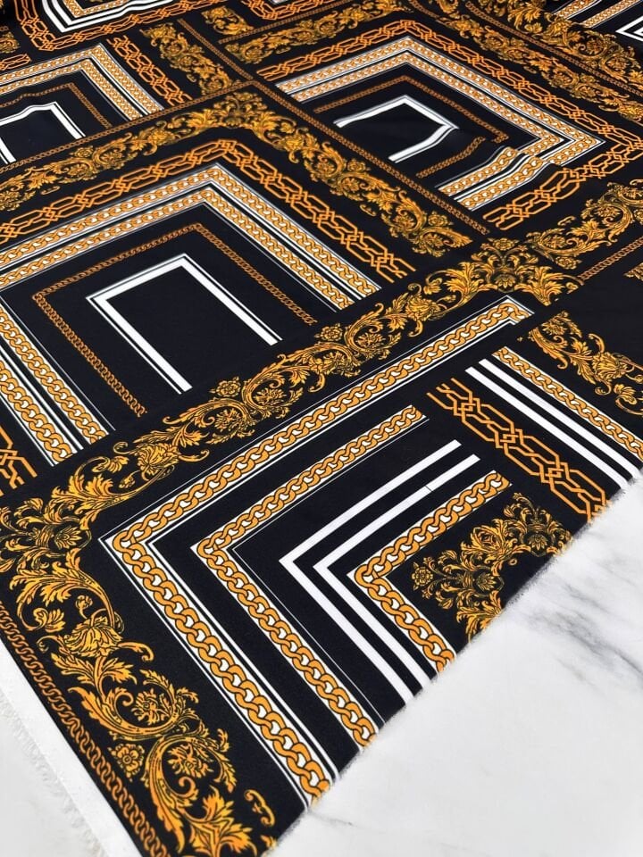 Vero Desen Elbiselik Gömleklik Krep Kumaş