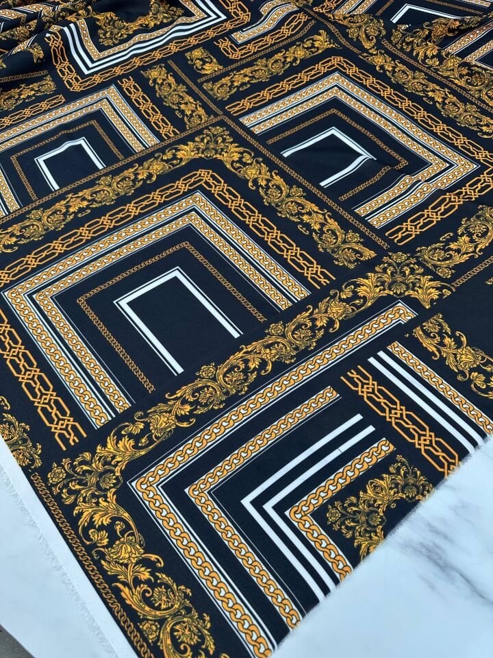 Vero Desen Elbiselik Gömleklik Krep Kumaş