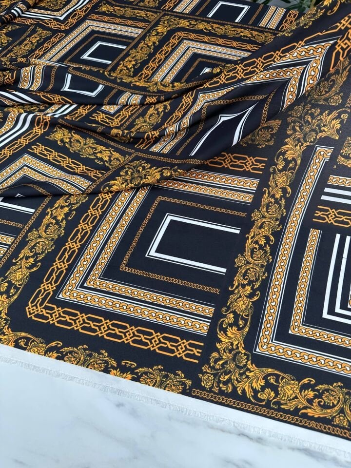 Vero Desen Elbiselik Gömleklik Krep Kumaş