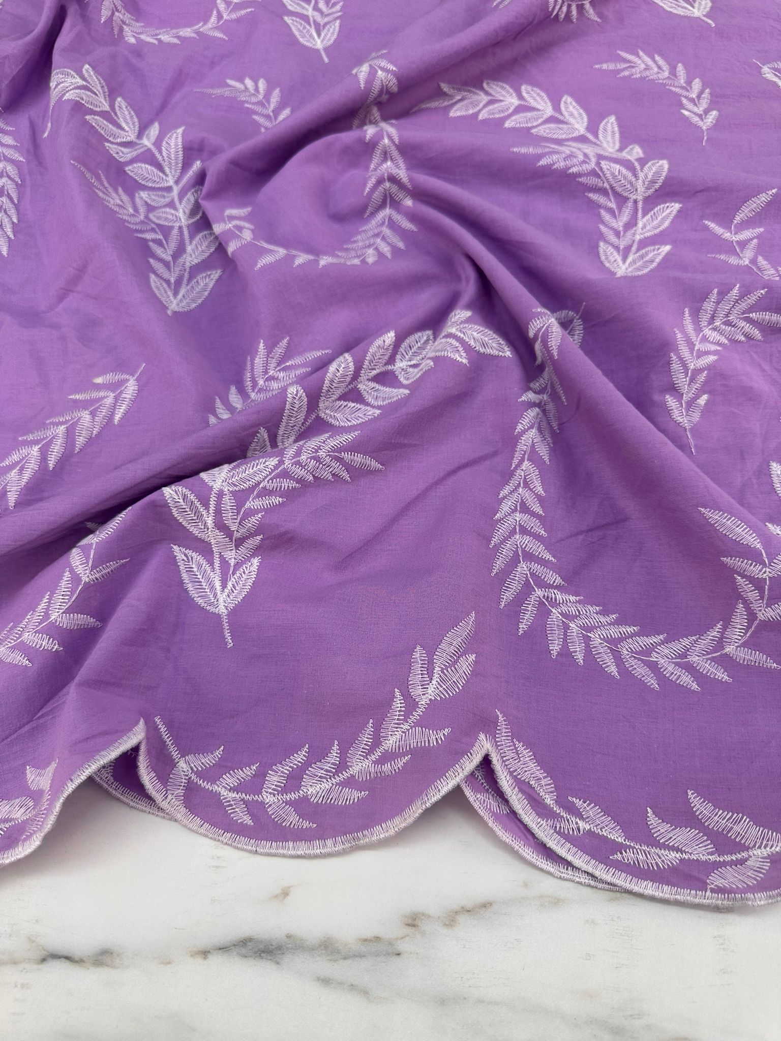 Nakış İşleme Poplin Kumaş Elbise Etek Gömlek Tunik