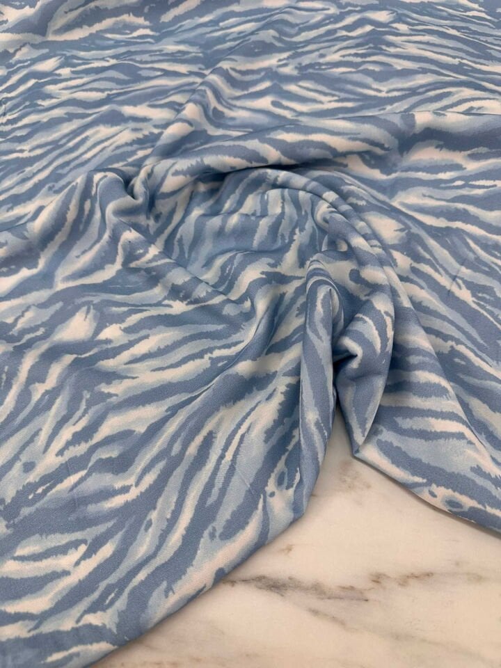 Desenli Viskon Elbise Etek Gömlek Tunik