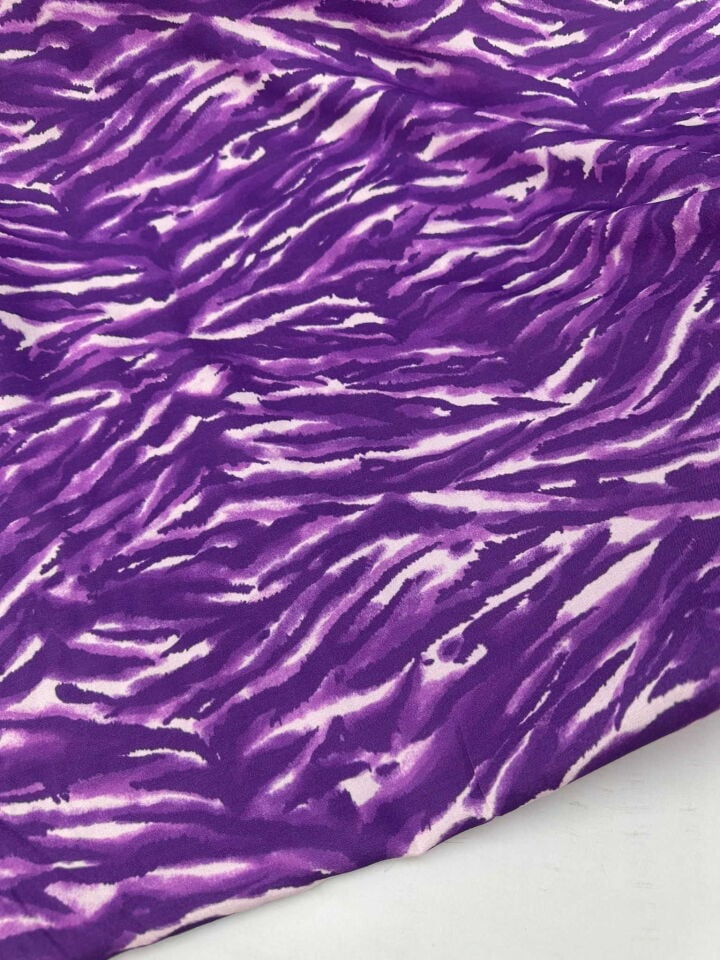 Desenli Viskon Elbise Etek Gömlek Tunik