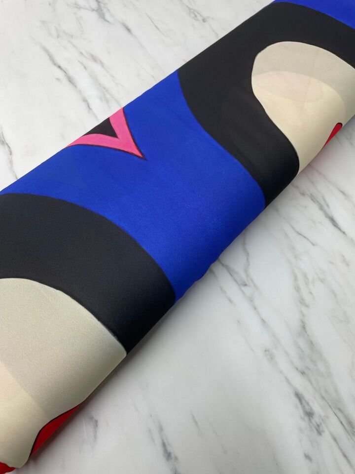 London Desen Elbiselik Gömleklik Krep Kumaş