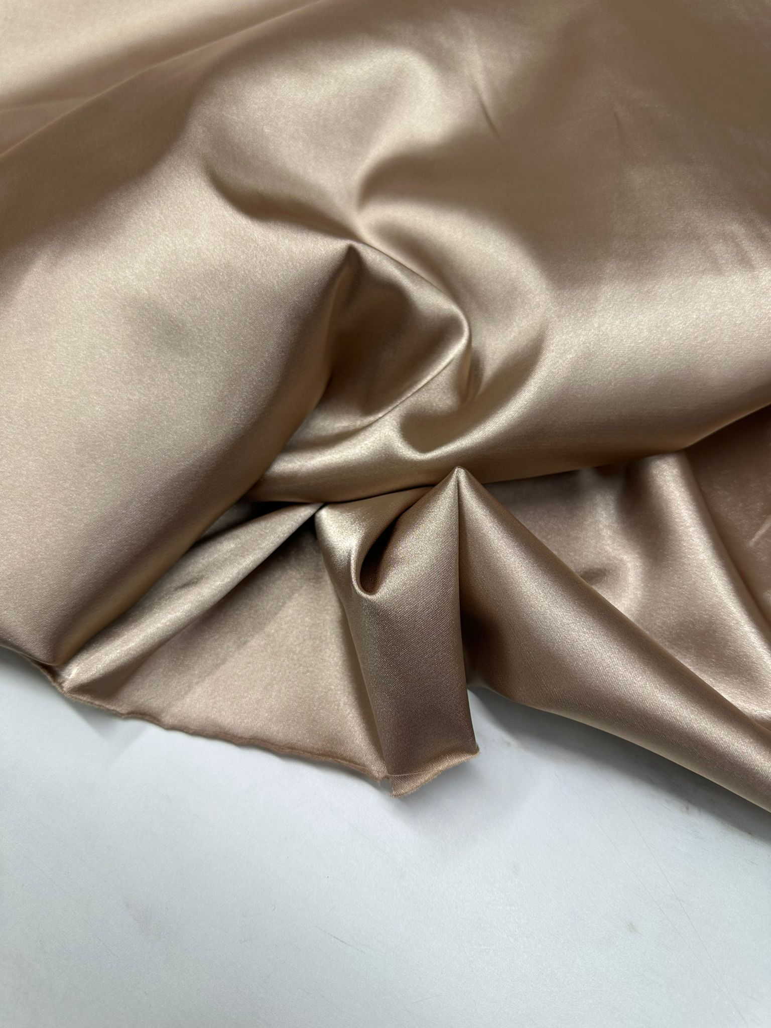 Vizon Renk Likra Saten