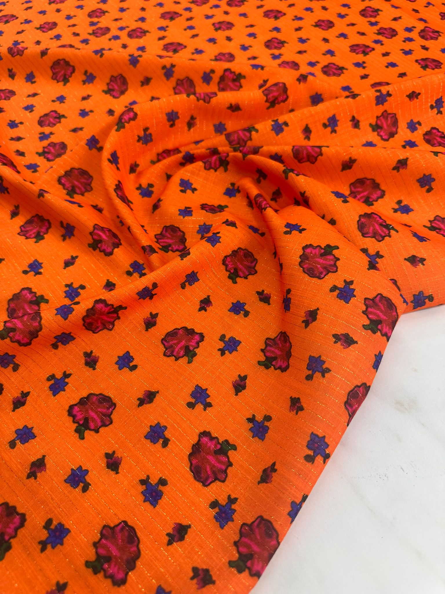 Desenli Sim Dokuma Poliviskon Keten Elbise Etek Tunik