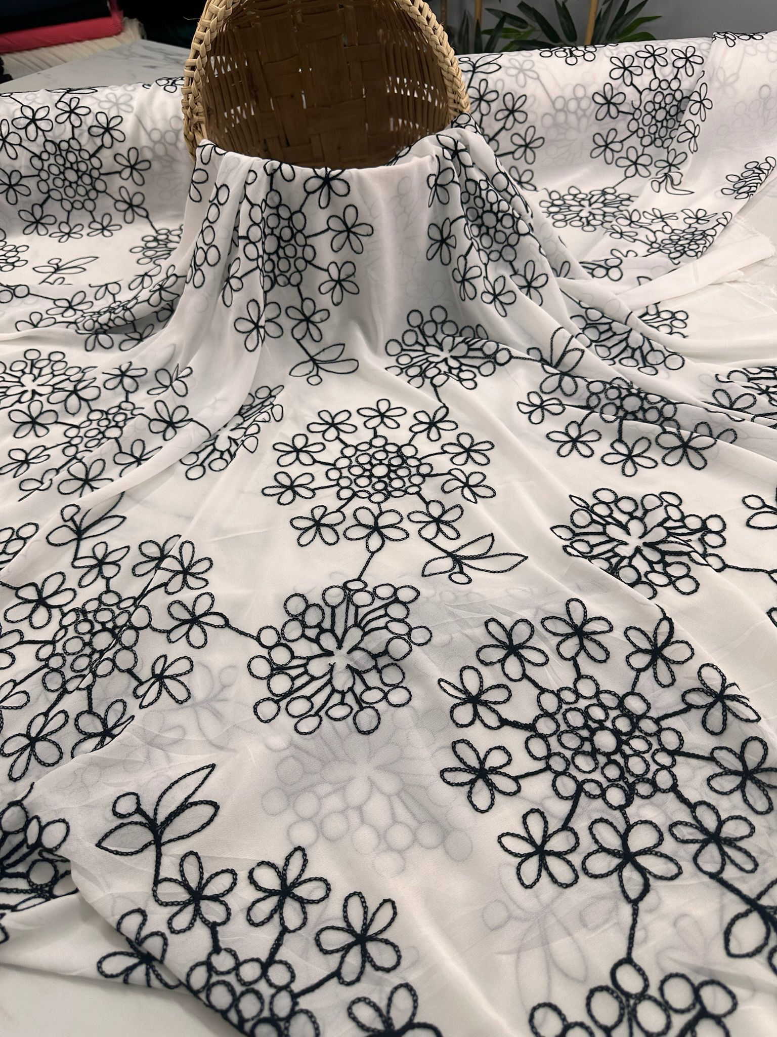 Elela Nakış Şifon