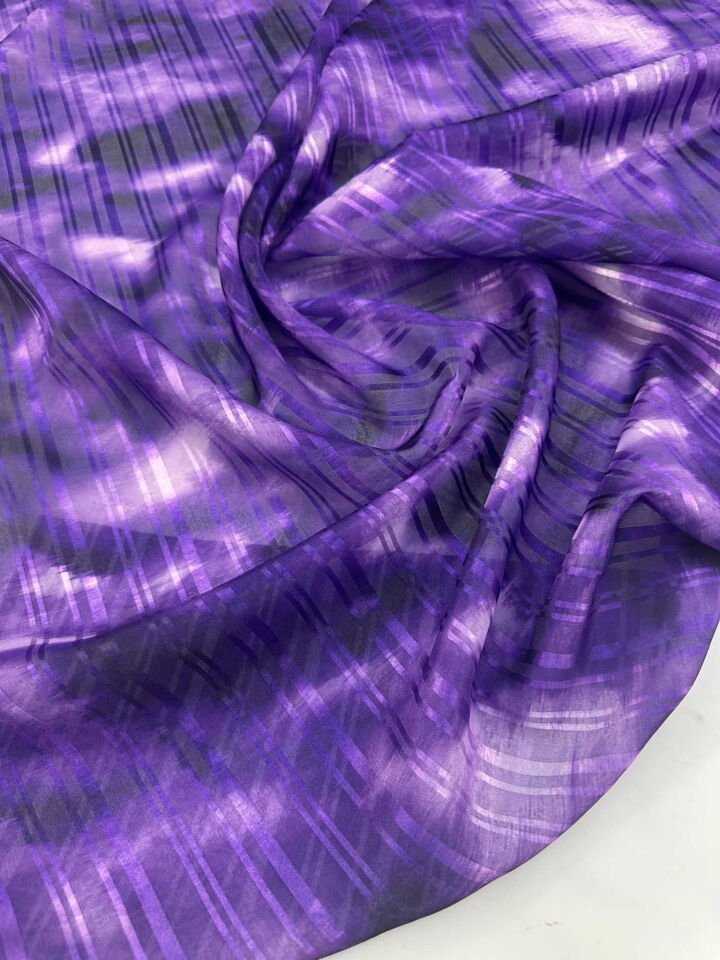 Bulut Desen Simli Şifon Elbise etek Gömlek