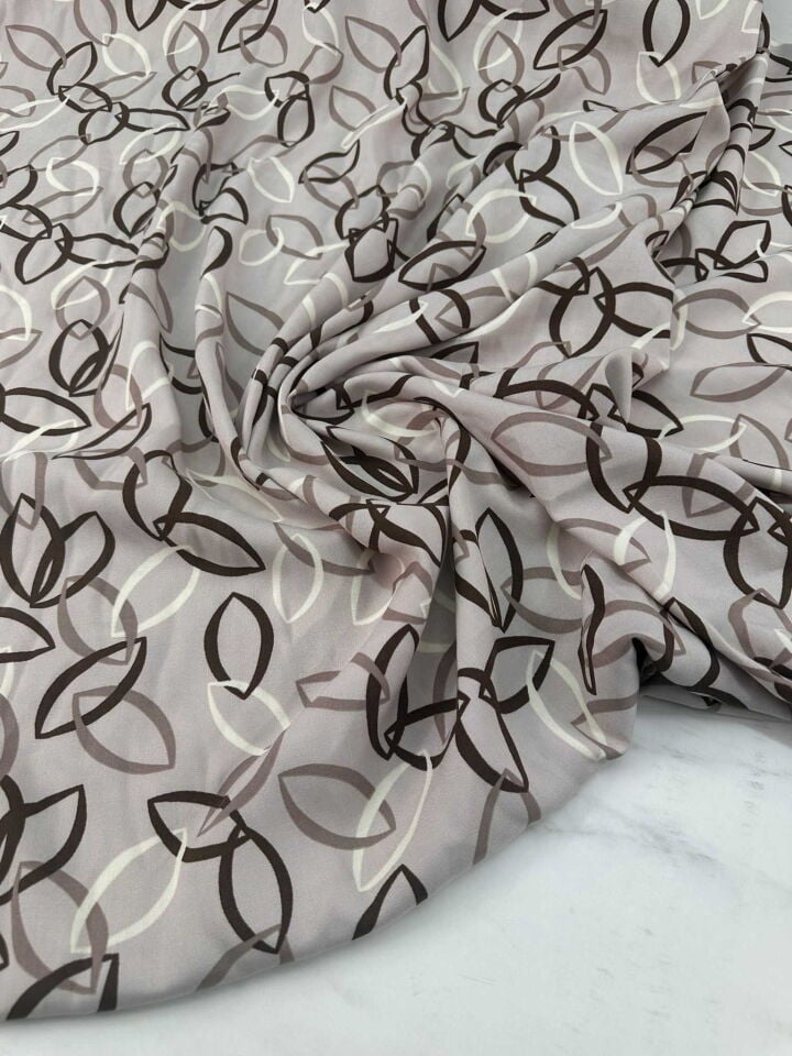 Mekik Desen Viskon Elbise Etek Gömlek Şalvar