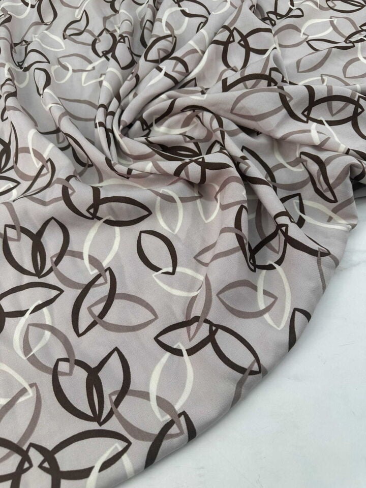 Mekik Desen Viskon Elbise Etek Gömlek Şalvar