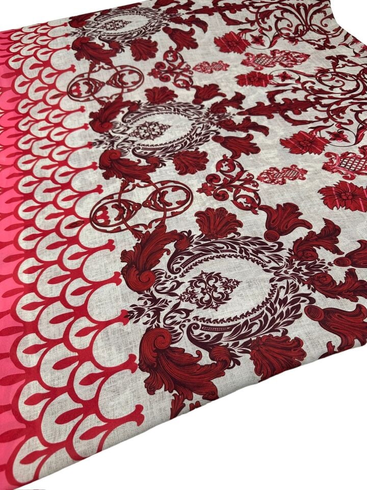 Nakış Desen Elbiselik Gömleklik Krep Kumaş