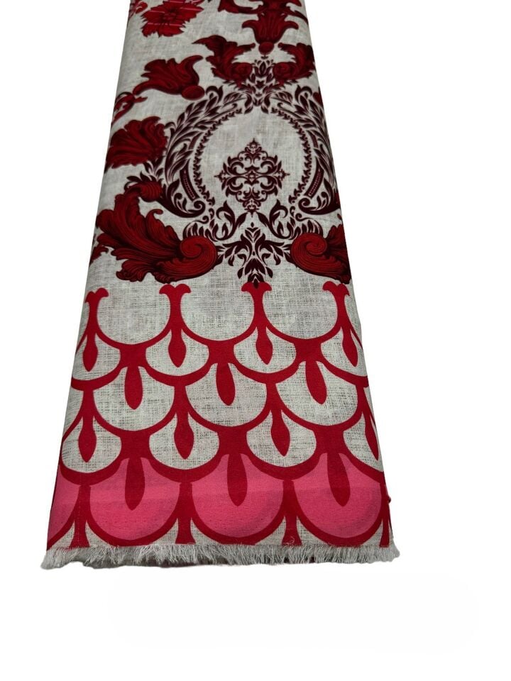 Nakış Desen Elbiselik Gömleklik Krep Kumaş